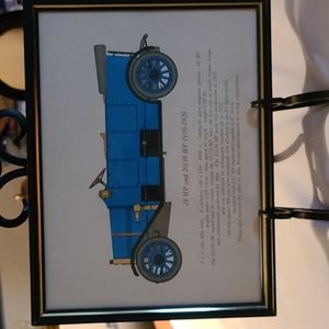 Vintage car print